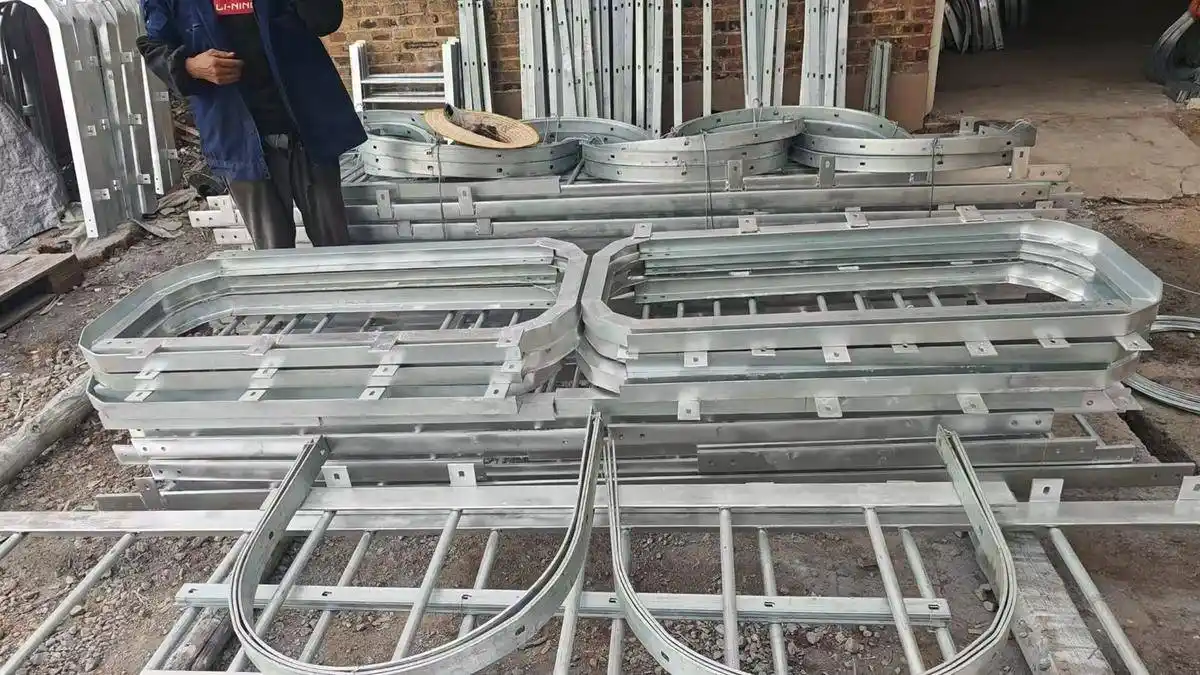 Fixed ladder fabrication in Dengtai workshop