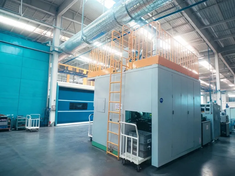 Dengtai factory with fixed ladder access
